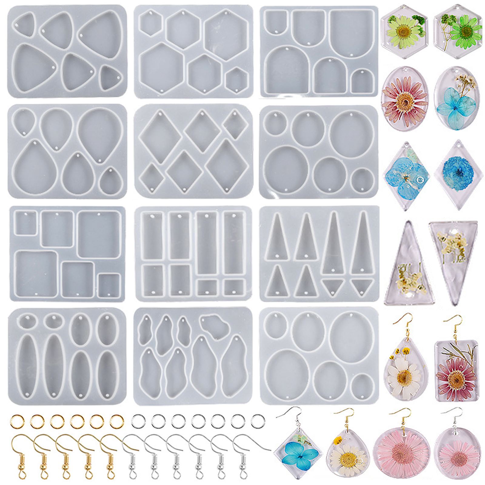 Serving Tray Mold - Ciondolo orecchino geometrico stampo in Silicone
