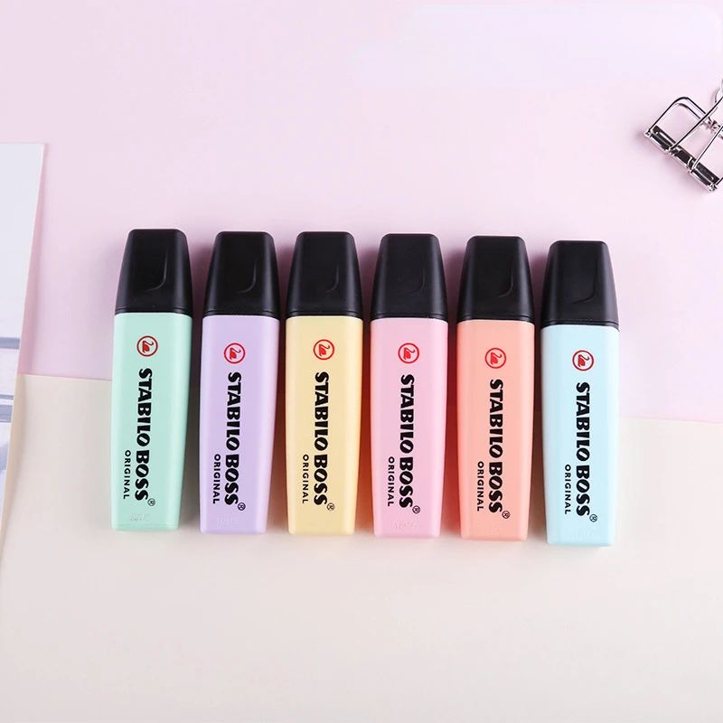 Stabilo Marker Boss - 6 colori STABILO BOSS Macaron Evidenziatore