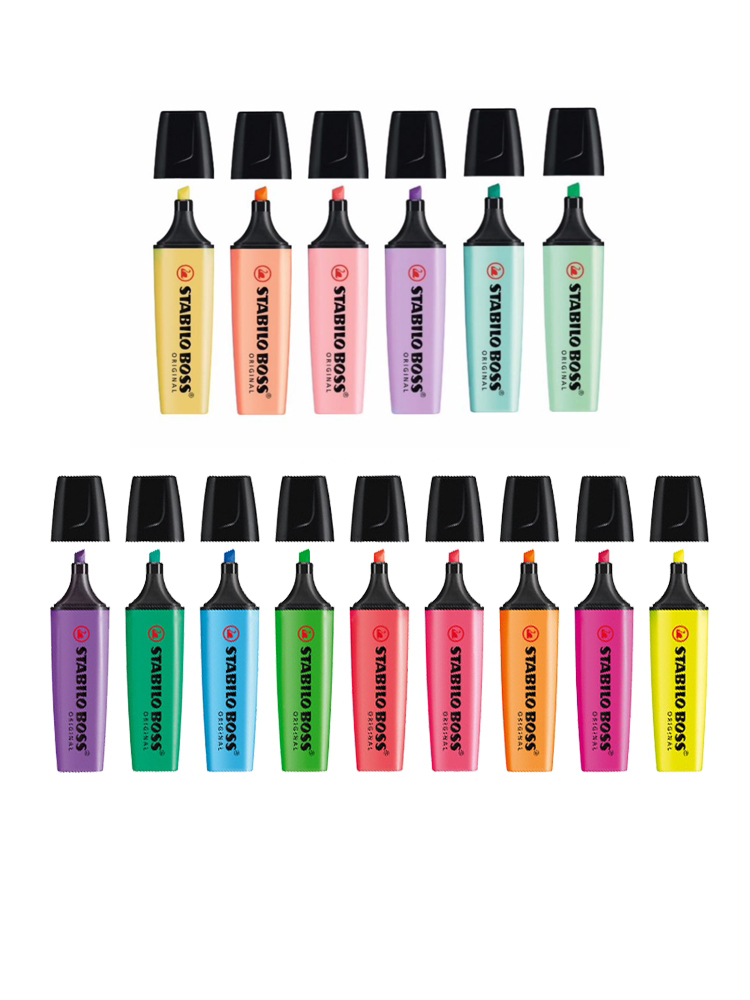 Stabilo Marker Boss - STABILO BOSS evidenziatore pastello originale penne