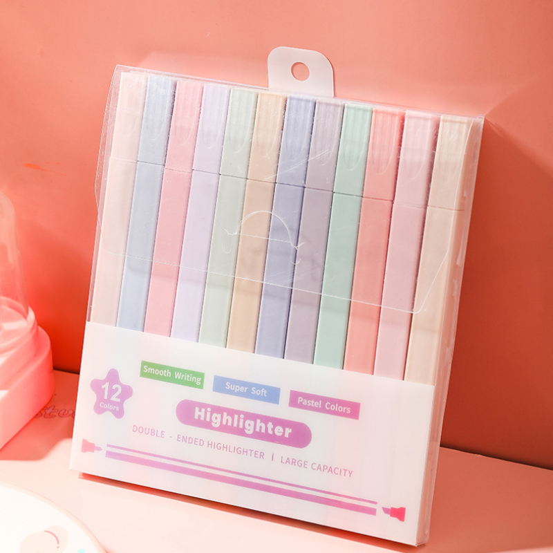 Stabilo Marker Boss - 12 Pz/set Doppia Punta Evidenziatori Kawaii
