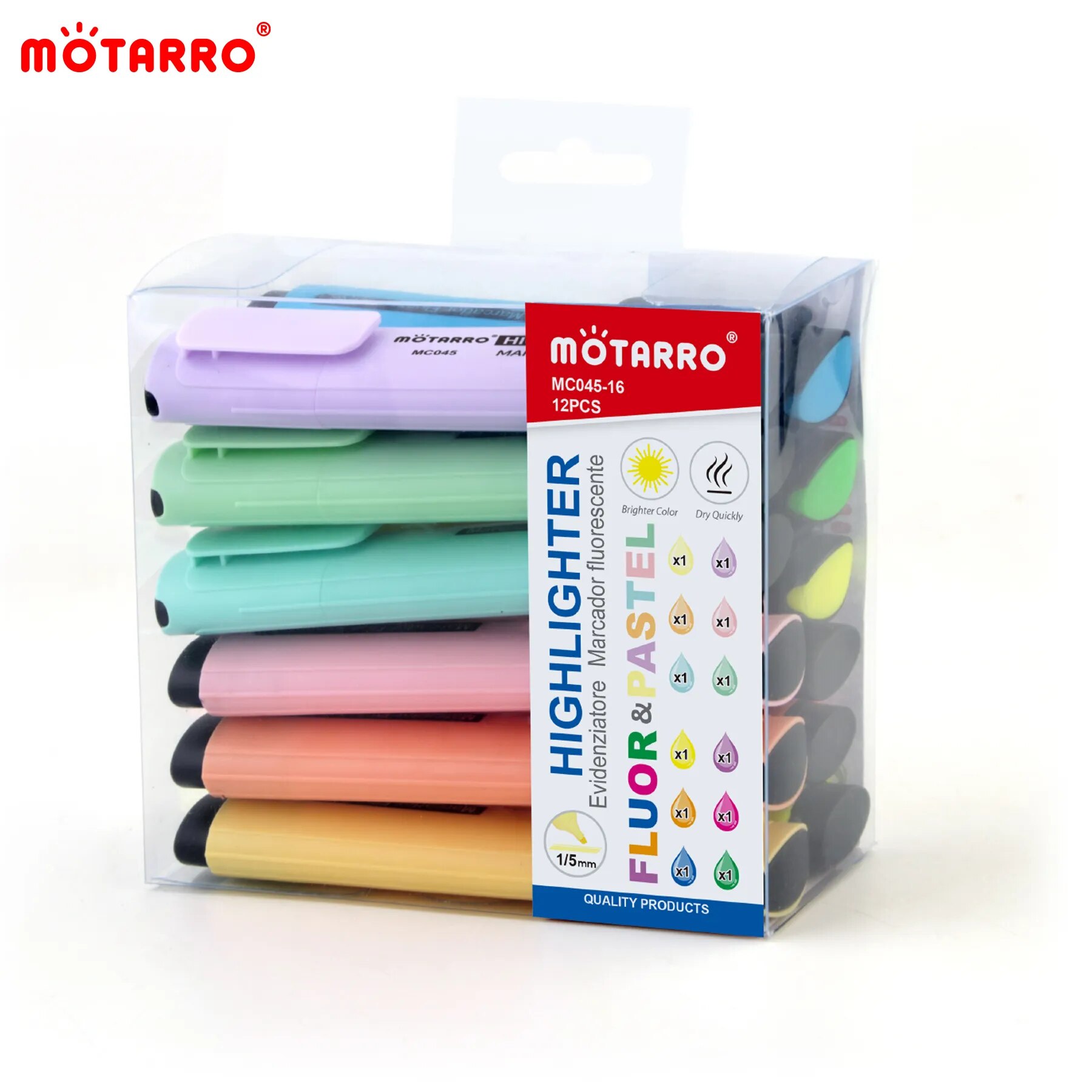 Stabilo Marker Boss - MOTARRO 12 pezzi pennarelli in scatola