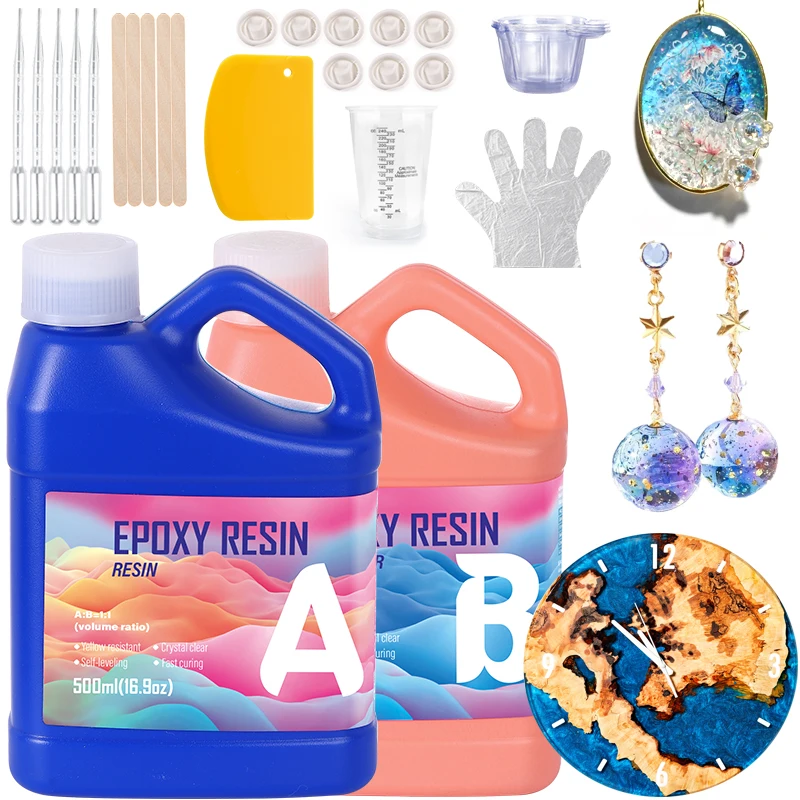 Resin Jewelry Kit - Kit Resina Epossidica Facile da Miscelare,
