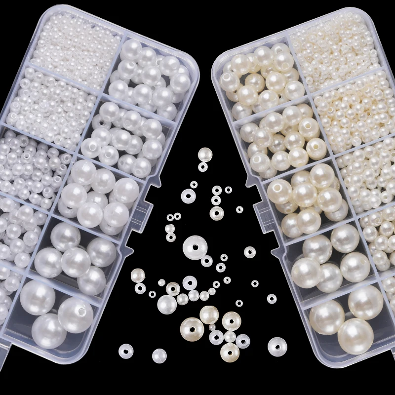 Crafting Resin - 800 pezzi di perle artificiali finte