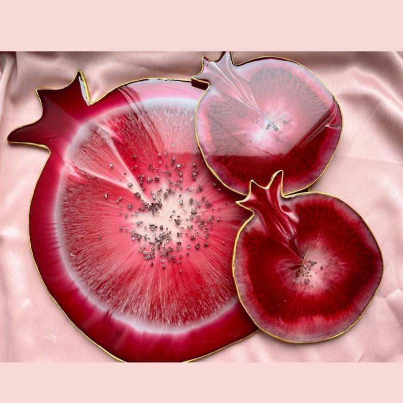Geode Mold Silicone - X6He melograno geode sotto coate agata
