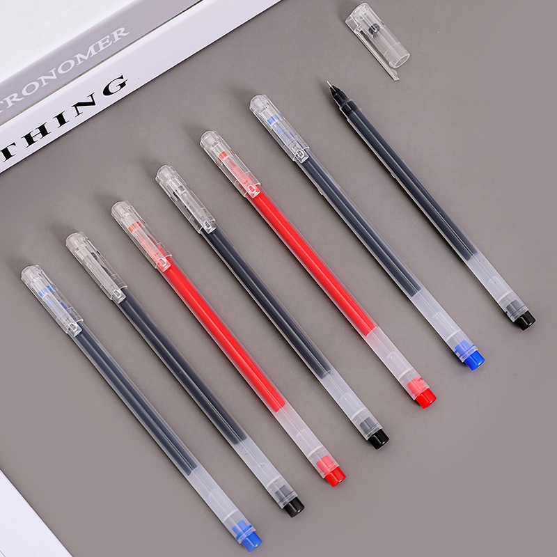 Muji Stationery Gel Pen - 0,5 mm di grande capacità nero/rosso/blu