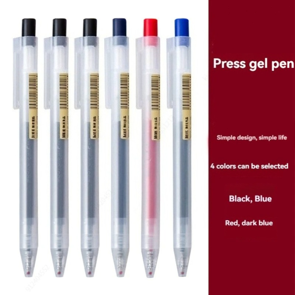 Ricariche per Penna Gel a Pres - Muji Stationery Gel Pen recensione e prezzo