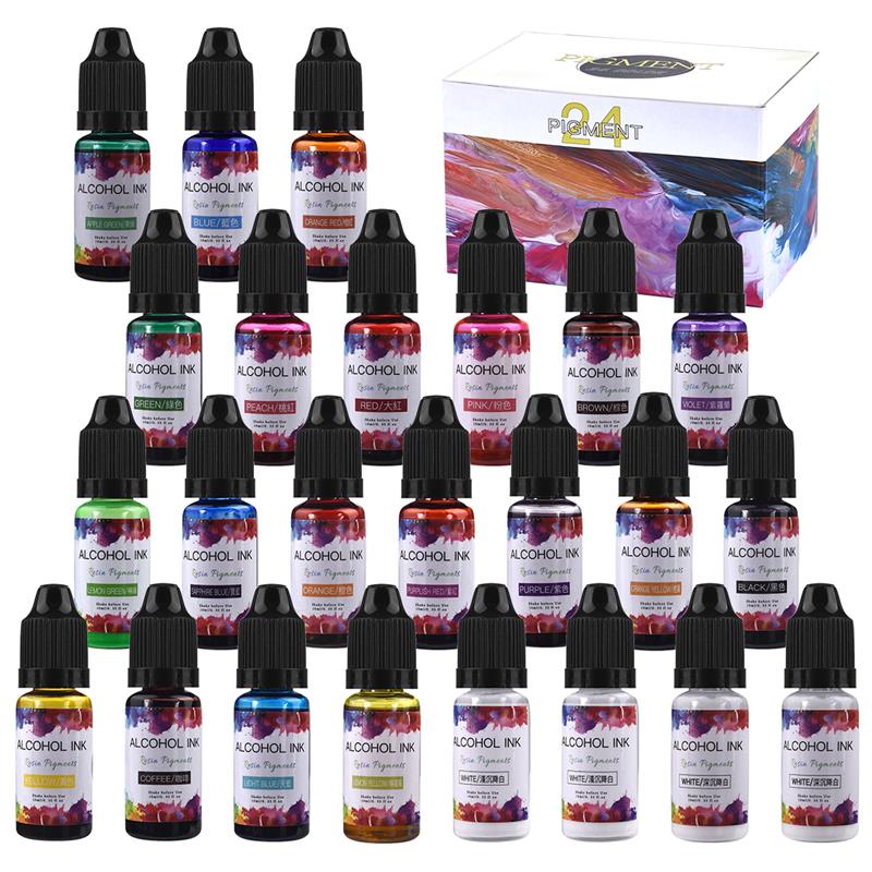 24 colori/Set 10ml resina pigm - Resin Dye Alcohol recensione e prezzo