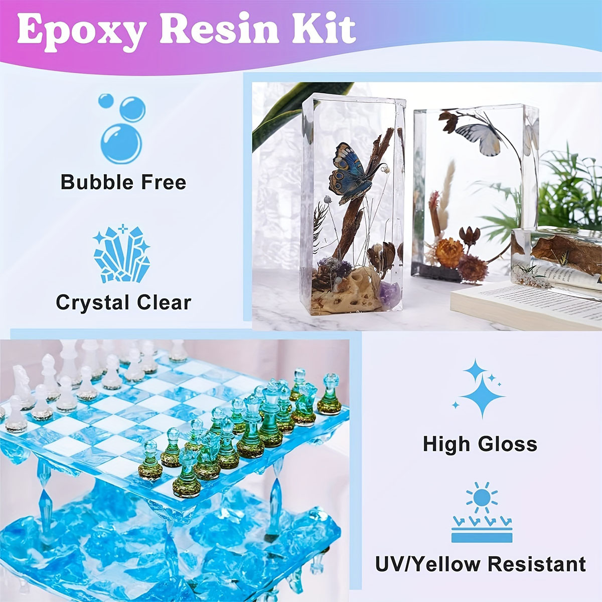 Kit di resina per colata crist - Resin Jewelry Kit recensione e prezzo