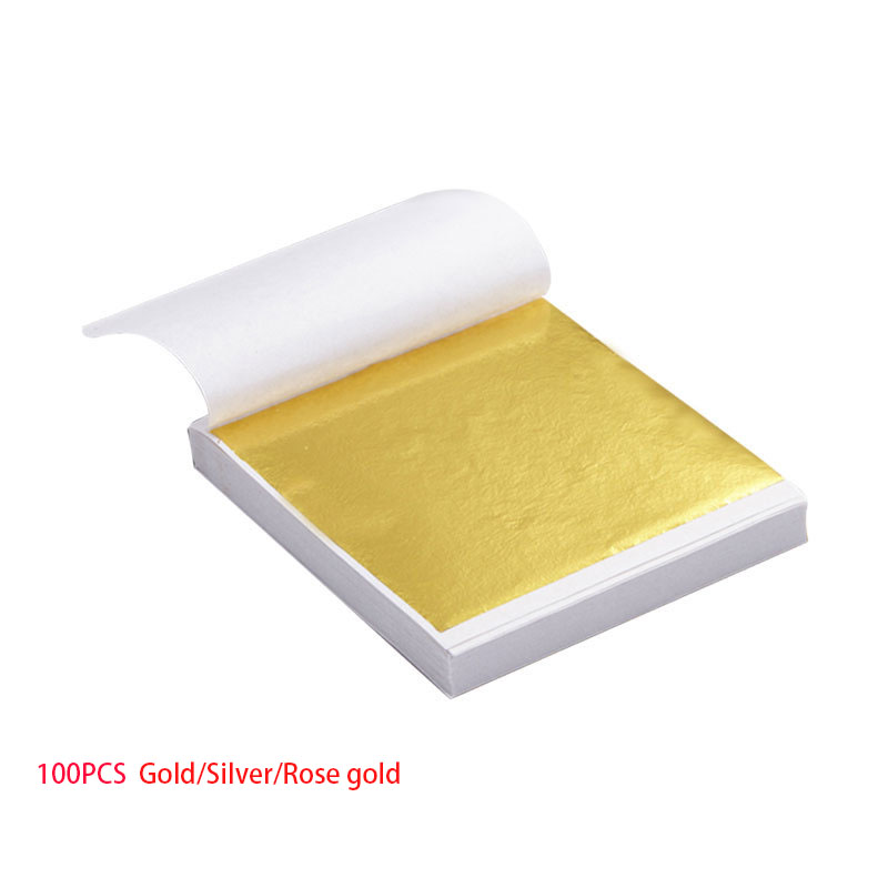 100 fogli di carta di design a - Gold Foil Flakes recensione e prezzo