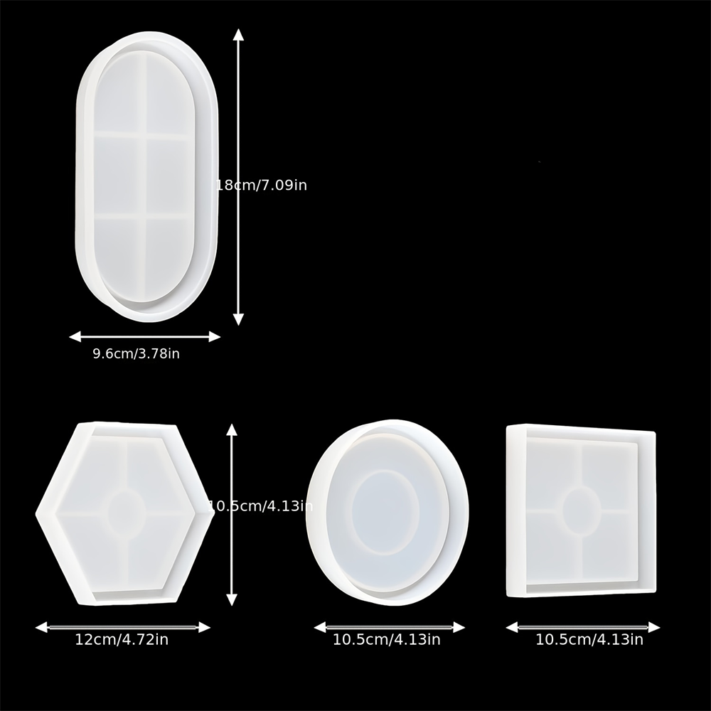 4 pz/set vassoio portaoggetti  - Serving Tray Mold recensione e prezzo