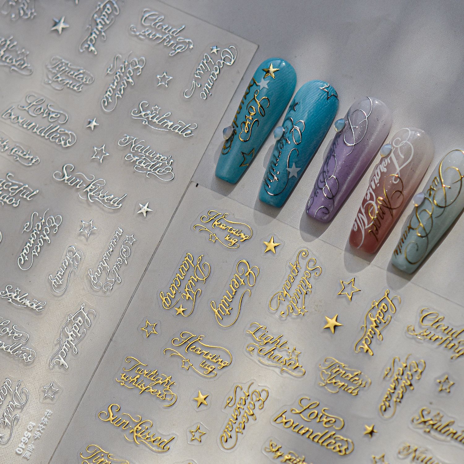1 Pezzo Adesivi per Unghie 5D  - Gold Foil Flakes recensione e prezzo